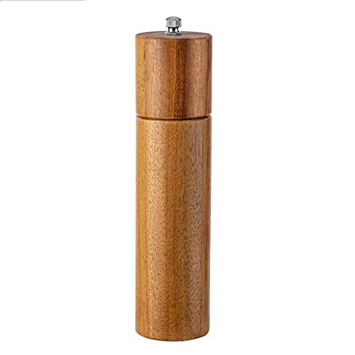 pepper grinder Molinillo de Pimienta cilíndrico Juego de Molinillo de Sal Marina y Pimienta Negra con Grosor Ajustable Tarro de Especias con núcleo de molienda de cerámica Cover