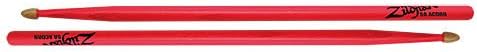 Miniatura 3 de Baquetas Zildjian 5A Bellota Rosa Neón