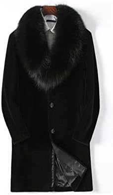 BoWang-Shop Bubble Coat Men Fur Coat 