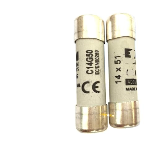 Fusible C14G25 25A cylindrique pour protection électrique domestique et industrielle