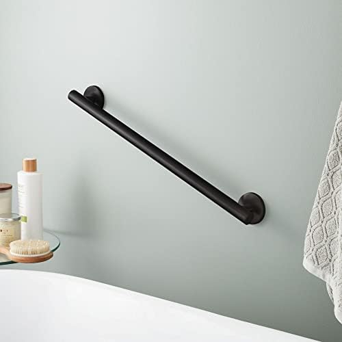Signature Hardware 482906 Contemporary 24" Grab Bar - Matte Black