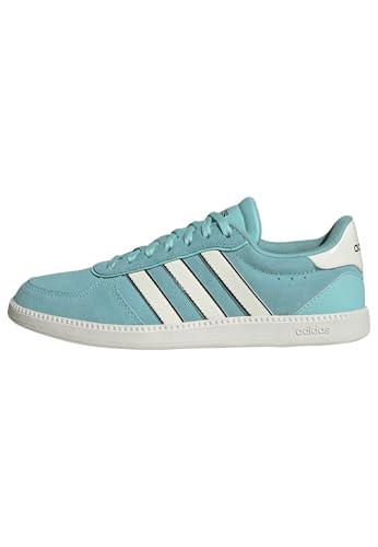 Image of adidas Womens Breaknet Sleek Sneakers Shoes Casual - Brown