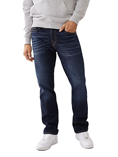 True Religion Men’s Ricky Straight Leg Jeans with Back Flap Pockets - Mens Jeans4