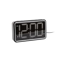 Karlsson New Retro Alarm Clock with Large Digit Display - with Rechargeable USB