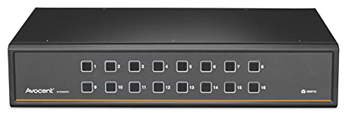 Image of Vertiv Avocent SwitchView Desktop KVM | 16 Port | Single Head | Universal Connector | TAA Compliant (SV2160DPH-400)