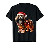Photo Gallery cappello di babbo natale tibetano spaniel luci di natale cane proprietario mamma papà maglietta Photo Gallery cappello di babbo natale tibetano spaniel luci di natale cane proprietario mamma papà maglietta