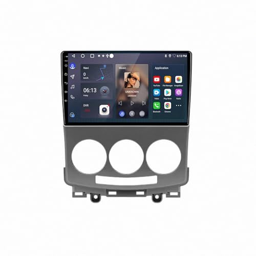 Radio Coche 2 DIN con 4 Núcleos y 32G para Mazda 5: Conectividad Carplay y Airplay