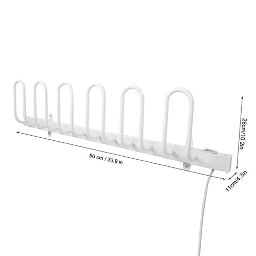 Secador de Calzado Eléctrico para 3 pares Blanco miniatura 2