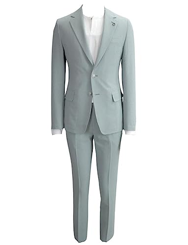 Costume uni homme 2 boutons avec veste et pantalon style smoking épuré