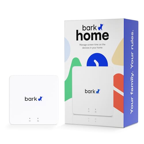 Bark Home — Parental Controls for Wi-Fi - Manage Screen Time, Block Apps, and Filter Websites for Kids - Phones, Tablets, Gaming Consoles, and More