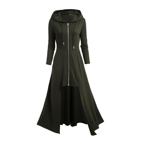 Duohropke Steampunk - Sudadera gótica con capucha para mujer,