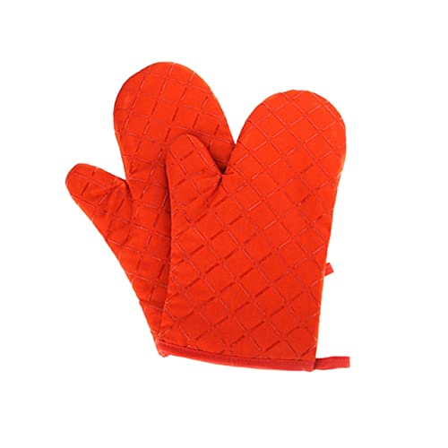 Ciieeo Heat Resistant Oven Mitts Silicone Baking Gloves Non-Slip Grip for Kitchen Oven Microwave Safe for Men Women