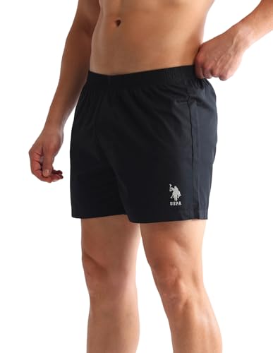 Image of U.S. Polo ASSN. Mens OEX07 Solid Cotton Outer Boxers