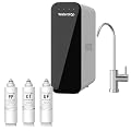 Waterdrop TSU 0.01?m Ultra-Filtration Under Sink Water Filter System, Includes Extra Replacement Filter
