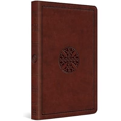 ESV Value Thinline Bible (TruTone, Brown, Mosaic Cross Design)