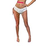 NUMJAW Rainbow Fishnets Tights Pride Outfits for Women Pride Fishnet Tights Bodysuit Stockings LGBT Stretch Leggings Hosiery,1 Pair Neon Fishnet High Waist Rainbow Tights Rave Fish Net Leggings
