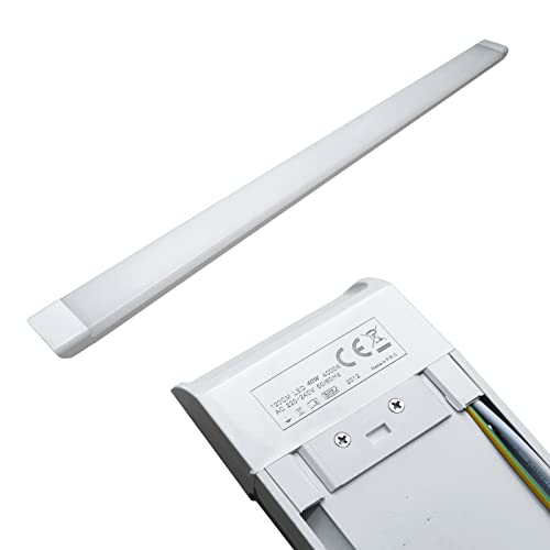 Plafoniera LED 40W lampada parete soffitto muro officina garage ripostiglio cabina armadio spogliatoio guardaroba 90cm luce interni 4000lm 230V alta resa luminosa luce diffusa