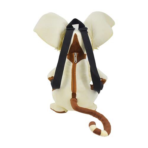 Image of Concept One Avatar The Last Airbender Mini Backpack, Momo Plush Small Travel Bag Purse for Men and Women, Adjustable Shoulder Straps, Multi, 14 Inch