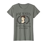 Con Jane Austen 250th Anniversary 1775, è un simpatico regalo Jane Austen o topo di biblioteca o insegnante di inglese, lettura o regalo letterario ed è ottimo per una festa Pride and Prejudice o Jane Austen se ami i romanzi d'epoca reggenza, Mr Darcy o Elizabeth Bennet.