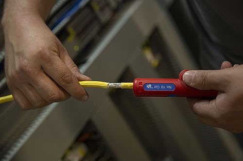 WEICON Tools Cat Cable-Stripper No.10, for Stripping Data Cables Cat 5, 6 & 7 and Network Cables