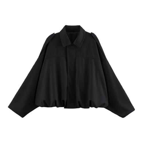 Veste bomber femme vintage daim synthétique avec manches longues élastiques