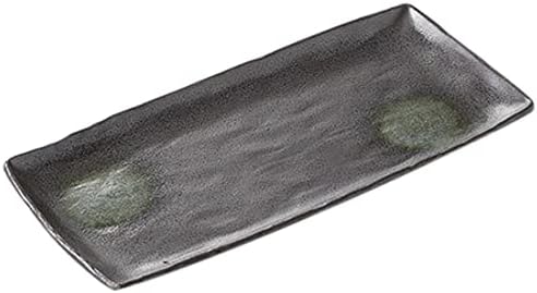 Set of 10, Iron Sand Hokke Dish, 13.3 x 6.1 inches (33.8 x 15.5 cm), Restaurant, Ryokan, Japanese Tableware, Restaurant, Commercial Use, Tableware