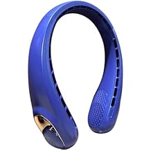 Portable Neck fan 3 Speeds Mode Adjustable Stretchable Neck Fans that Blow Cool Air Hand Free 4000mAh Rechargeable Portable Fan for Outdoor Sport Travel Gift Purple
