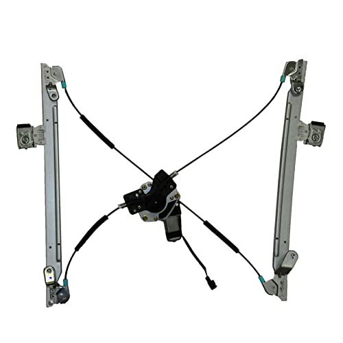 Image of TRQ Front Right Power Window Regulator & Motor Assembly Power Passenger Side Compatible with 2004-2007 Chrysler Town & Country Dodge Caravan Grand Caravan CH1351129
