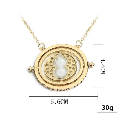 Gold Time Turner Necklace4