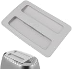 Alipis Silicone Toaster Cover Grey Bread Machine Cover Dustproof Protective Lid for Electric Toaster Household Lid for Daily Kitchen Use 6.18 X 4.13 X 0.39 in