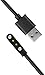Chargeur compatible - La distance entre 2 broches est de 4 mm - Câble de charge magnétique USB de 80 cm - Accessoire pour montre intelligente de fitness