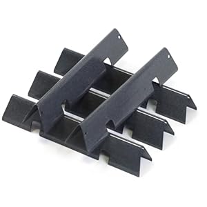 7636 Upgraded Flavorizer Bars for Weber Spirit 2 Parts,Weber GS4 Spirit II & I E310 E320 S310 S320 Grills with Front Mounted Control, 67046 69797 68843 Replacement Part,15.3" Porcelain-enameled Bars