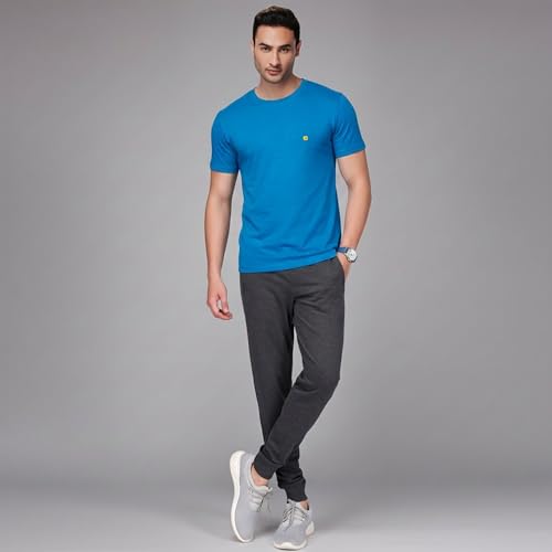 Image of AMUL COMFY Men's Cotton Plain Round Neck Half Sleeve Casual T-Shirts