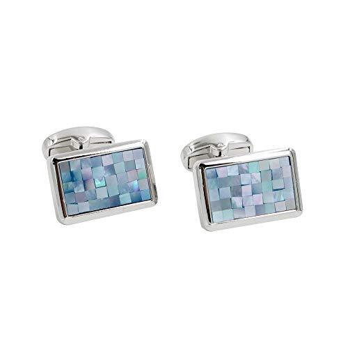 Mancuernas AUSCUFFLINKS Ocean Blue Mosaic