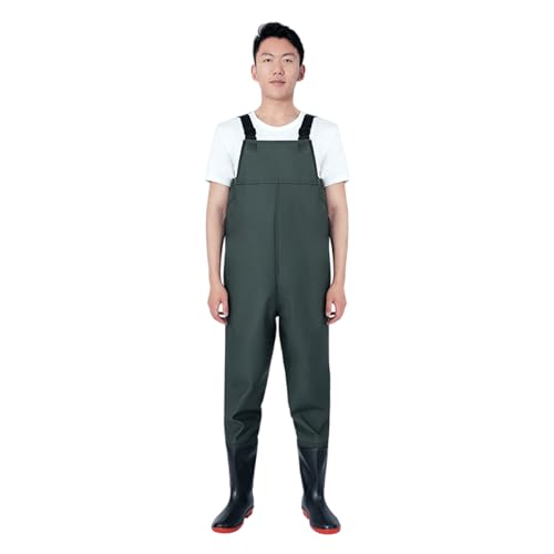 Kraftpaid Waders,Waders Pesca,Waders Pesca Traspirante,Trampolieri,Waders Trampolieri Pesca,Stivali da Pesca E Trampolieri,Waders Trampolieri,Impermeabili,Antiscivolo,Traspirante,per Uomo E Donna