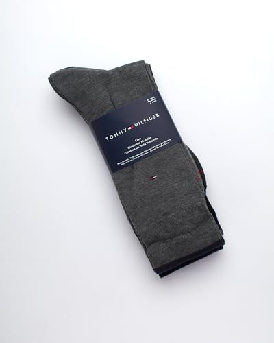 Tommy Hilfiger Men's Lightweight Comfort Fabric Crew Dress Socks - 5 Pack3