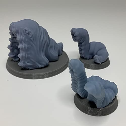 Figura de sanguijuela gigante miniatura (grissin pintar) - RPG - Juegos de rol - Calabozos y dragones - Pathfinder - Diorama