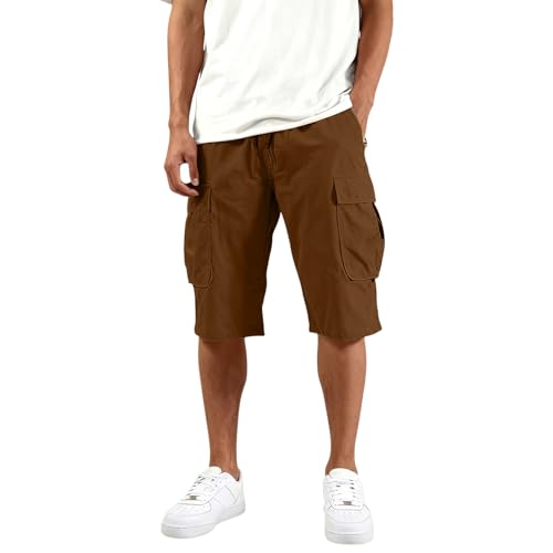 Walking Shorts Mens UK, Tactical Fit Working for Men, Site Stretch Walking Holiday Workwear Utility Hiking Tailored Casual Combat Pocket Duty