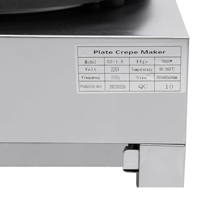 Elektrischer Crepes Maker und Poffertjes Macher Ø 40 cm - Antihaftbeschichteter Pfannkuchen Maker mit Temperaturregelung von 50-300°C für Cafés, Restaurants und Imbisswagen – Bild 4