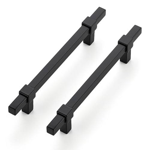 Ravinte Decor 30 Pack Black Cabinet Handles - 5" Hole Center Cabinet Pulls Matte Black Drawer Pulls Cabinet Hardware Kitchen Handles for Cabinets by Ravinte Decor - Used condition - US$49.97