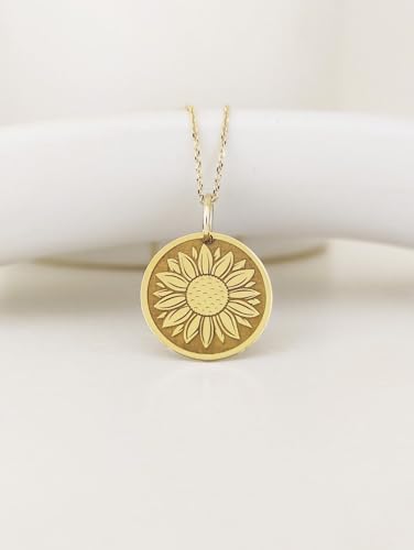 Breloque soleil délicate LKBEADS en argent plaqué or, cadeau idéal