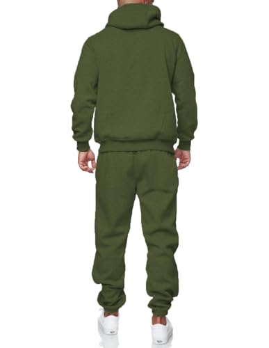 Image of HHGKED Sweat suits men Tracksuits 2 Piece sets Athletic Jogging suits Casual Outfits for men