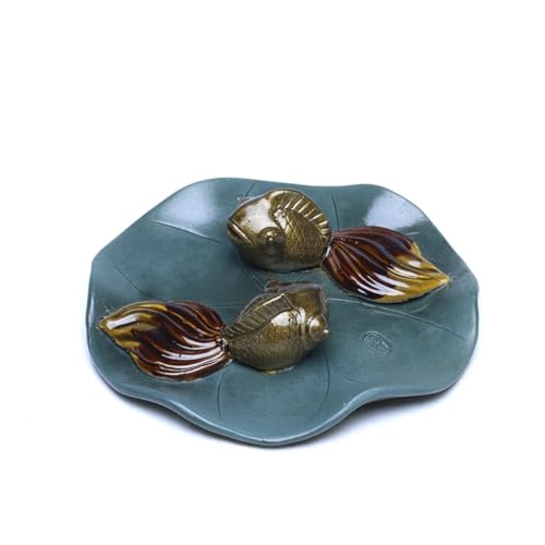Thé chinois à couleur changeante poisson rouge sable violet de table - 2