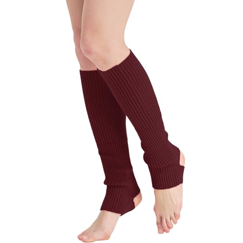Image of Nanxson Knit Ribbed LegWarmer Women Knit Calf Accessories Leg Sleeves | Solid Neon Boot Socks,Y2K 80s Women's Lolita LegWarmer,Sports Party Yoga Dance Accessories,Winter Ankle Heap Kawaii Sock