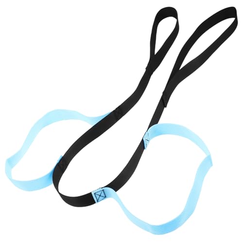 Gogogmee Leg Lift Strap Wheelchair Legs Lifter Lifting Straps Thigh Lifter Strap Foot Lifter Massage Training Belt Leg Lifter Rigid Foot Loop Elderly Legs Straps Leg Loop Lifter Black