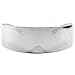 KISS Back to Future Inspired Costume Sci-Fi Futuristic Wrap Visor Sun Glasses, Chrome/Silver, Medium