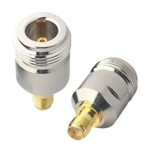 MEWWVJDS 5PCS All Copper N Female to SMA Female Adapter L16 Adapter RF RF 4G Antenna Connector N to SMA Connector