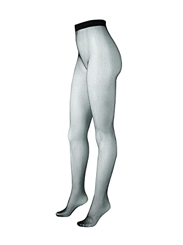 Hanes Silk Reflections Hanes Women's Fishnet Tights, Black, Tall