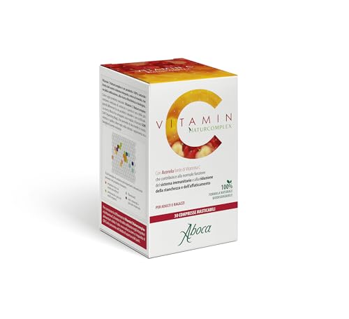 Aboca Vitamin C Naturcomplex Integratore per Sistema Immunitario 30 Compresse