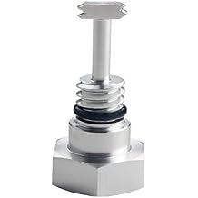 JGR 6.0 6.0L Diesel HFCM Water in Fuel WIF Drain Plug Compatible with Ford Powerstroke Silver